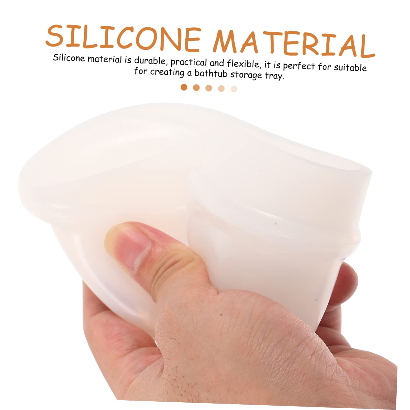 TEHAUX 3ensembles Moule Silicone pour Fabriquer Un Plateau Forme De pour Artisanat Tray De Rangement Et Décoration
