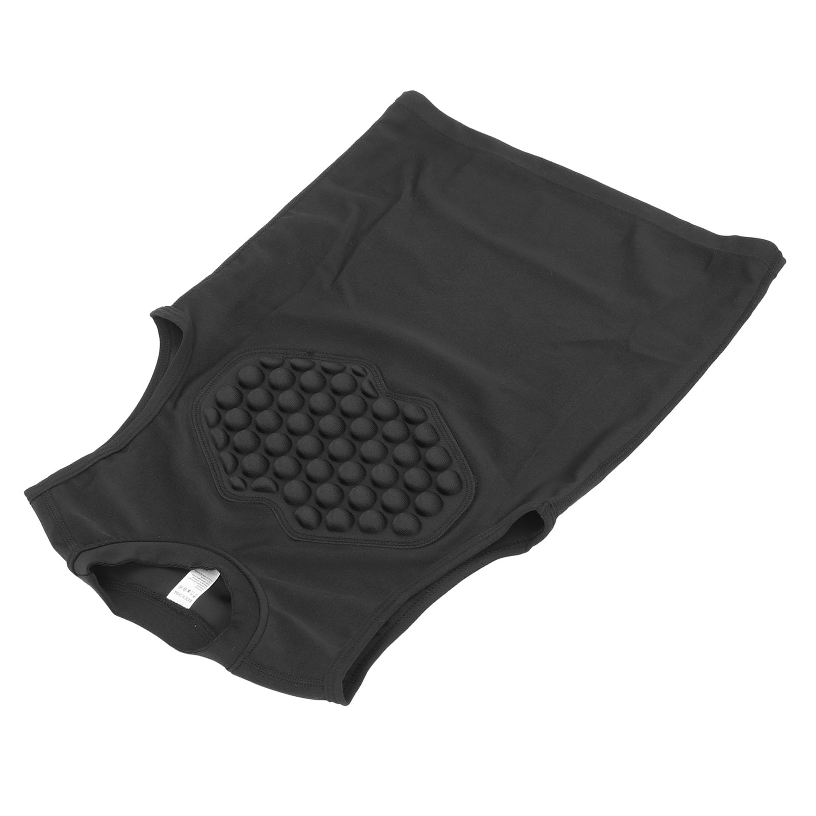 POENVFPO Youth Compression Shirt Vest, Breathable Chest Protector Youth Padded Chest Rib Protector for Football Basketball (YL)