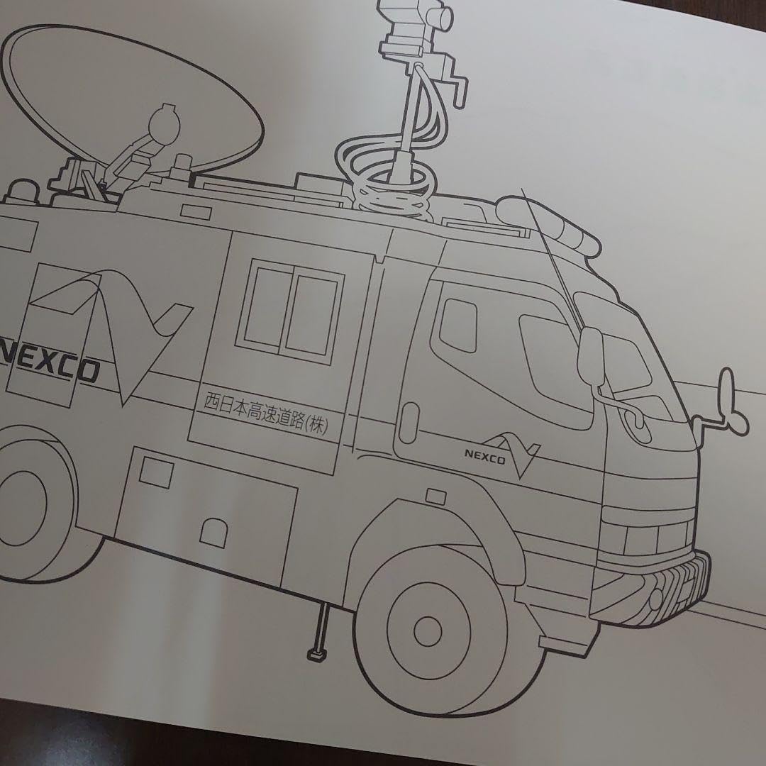 油絵　高速道路 日高自動車道（区間4）日高富川IC → 日高厚賀IC - 蒼の街道 -