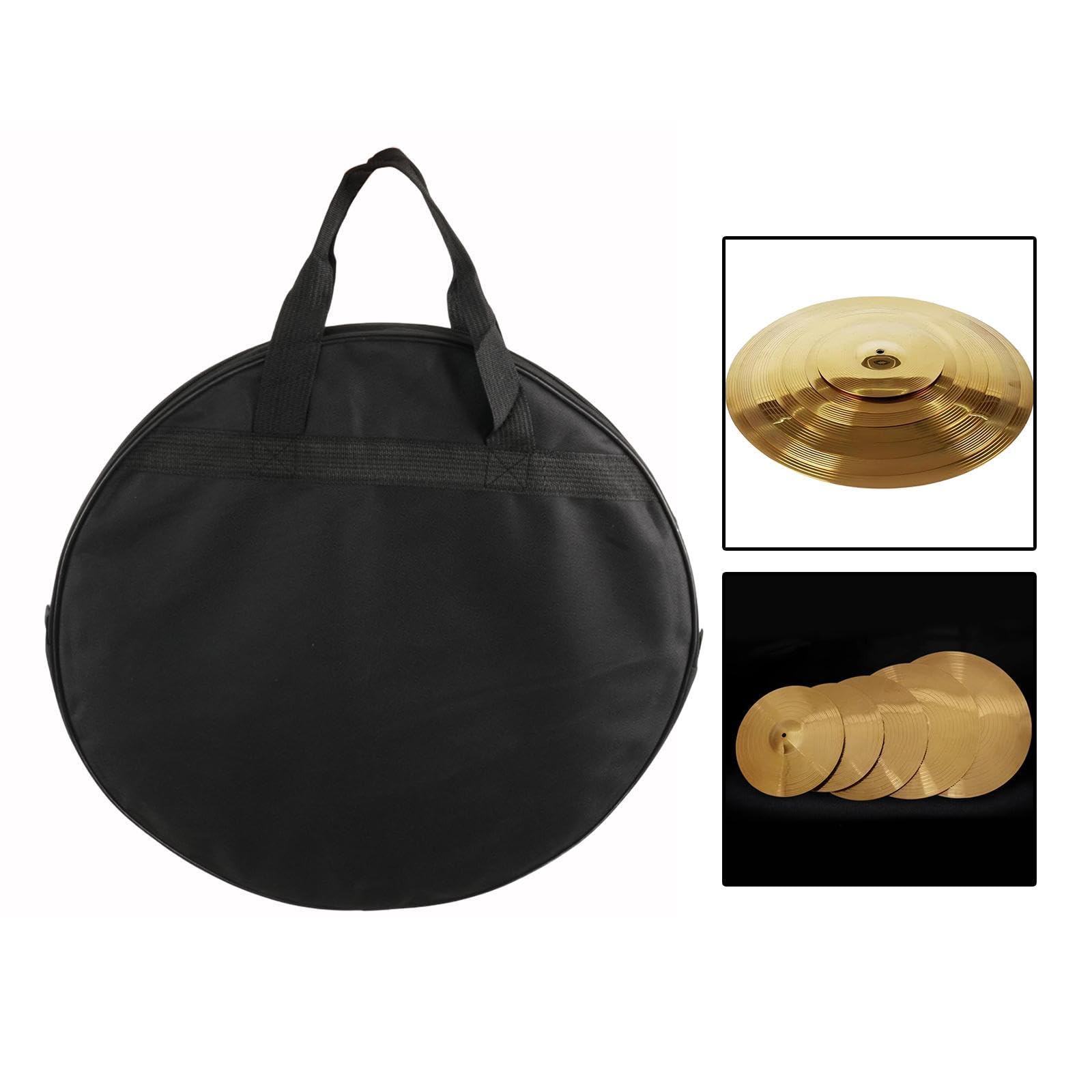 Borsa di stoccaggio dei piatti di trasporto di piatti da 20 pollici Divisori imbottiti portatili resistenti a graffi con maniglia di trasporto