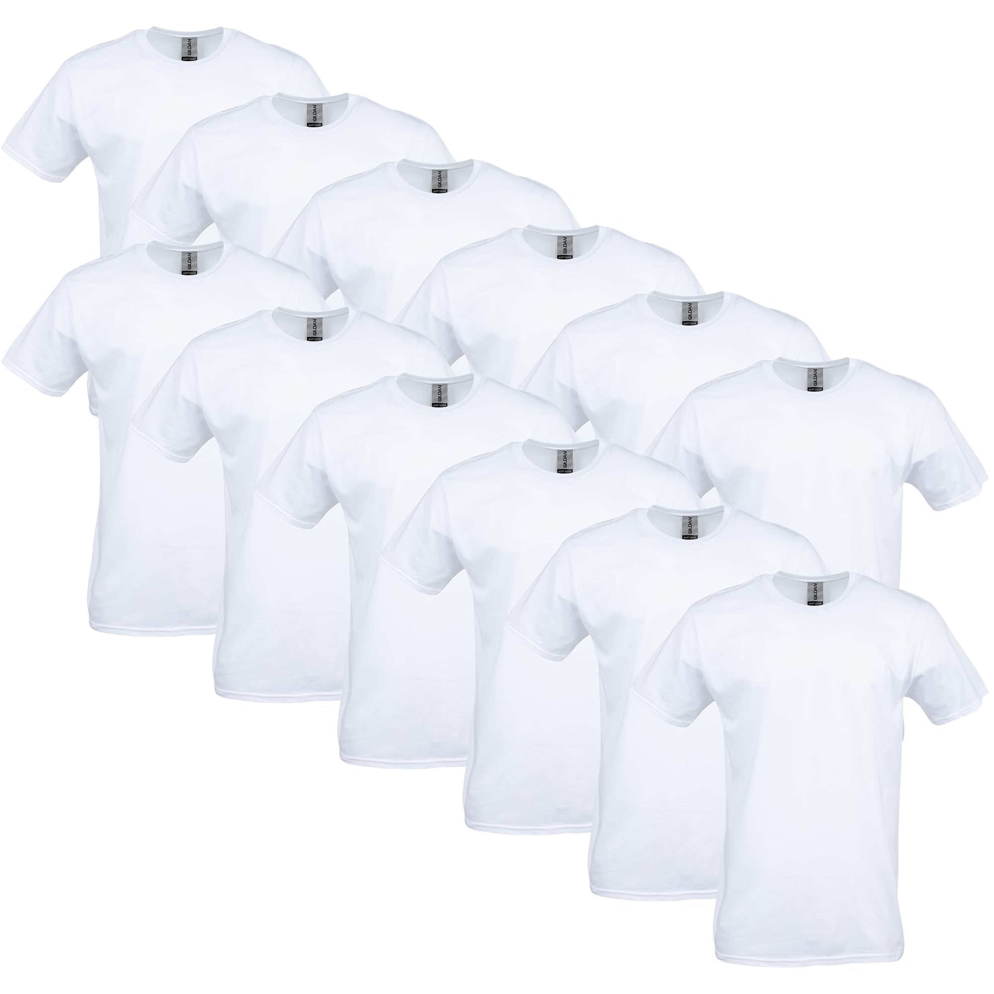 Gildan Adult Softstyle Cotton T-Shirt Style G64000 Multipack