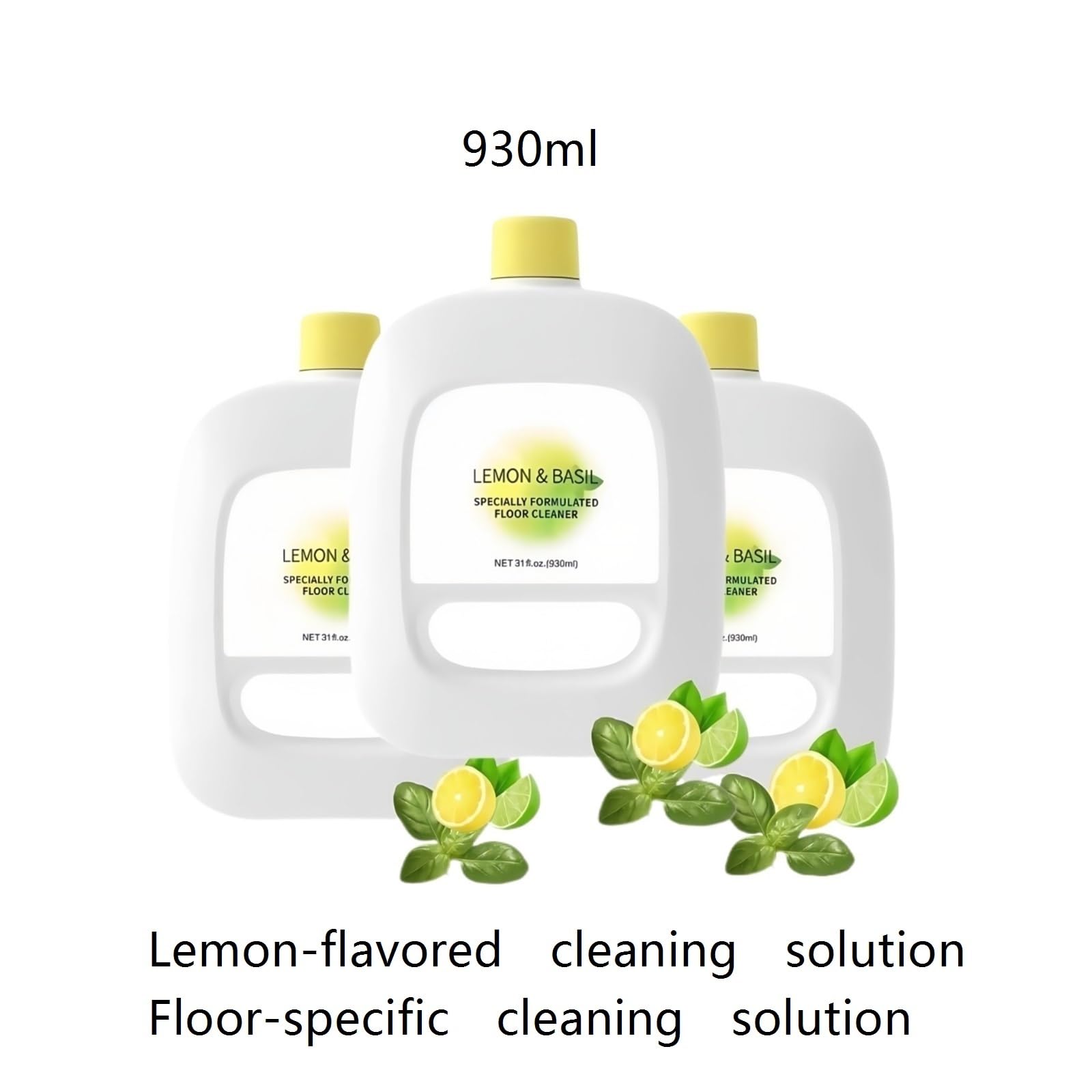 3er-Pack, 930 Ml Bodenreinigungslösung, Kompatibel Mit Narwal | 3er-Pack 930 Ml Bodenreinigungslösung Mit Zitronenduft, Freo/Freo X Ultra/J5/J4/J3/J2/J1/S2/S1 Roboter-Mopps
