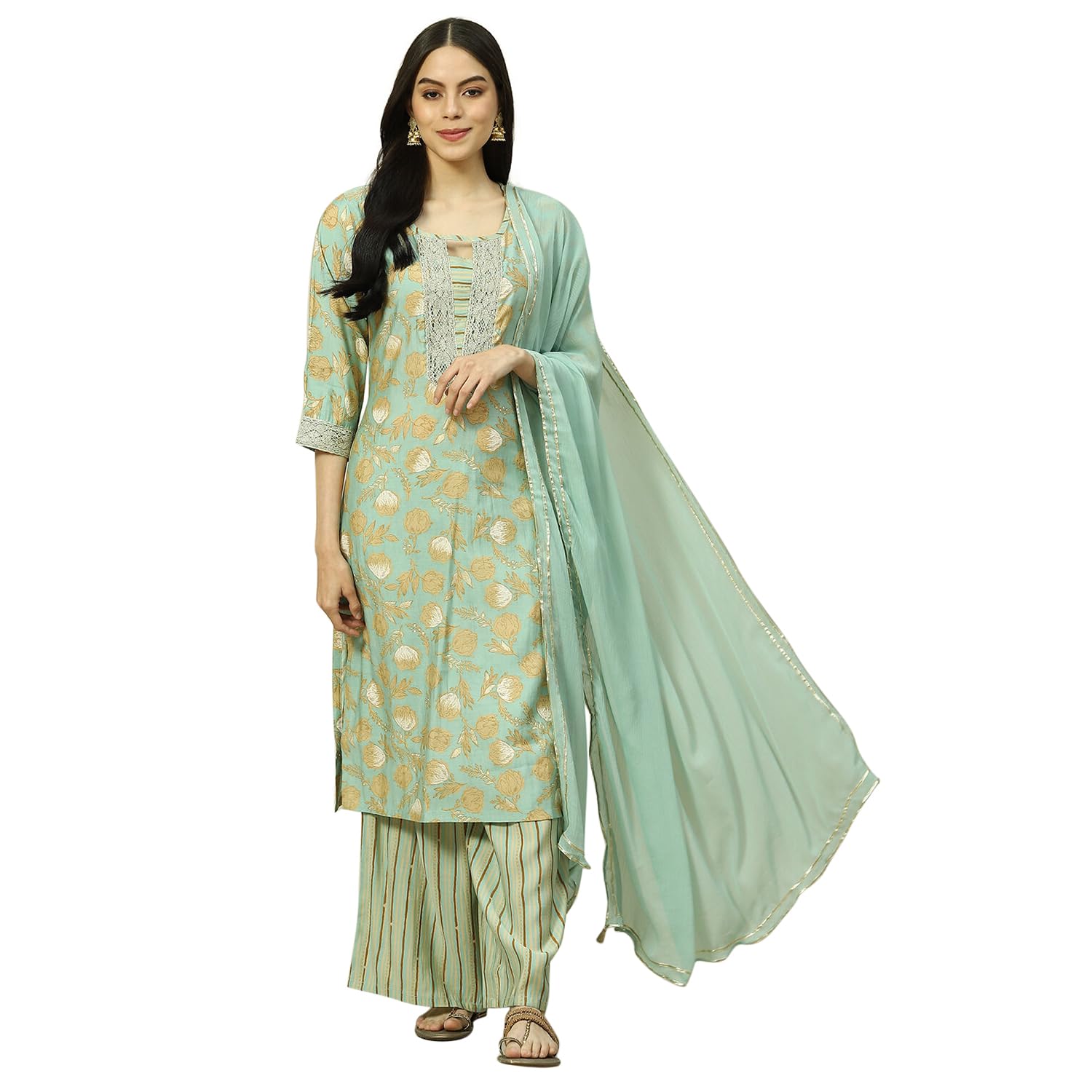 Women Polyester Blend Printed Suit Set