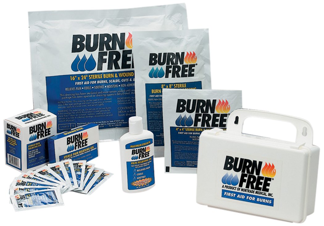 GIMA Burnfree opatrunek, 20 cm x 20 cm (5 sztuk)