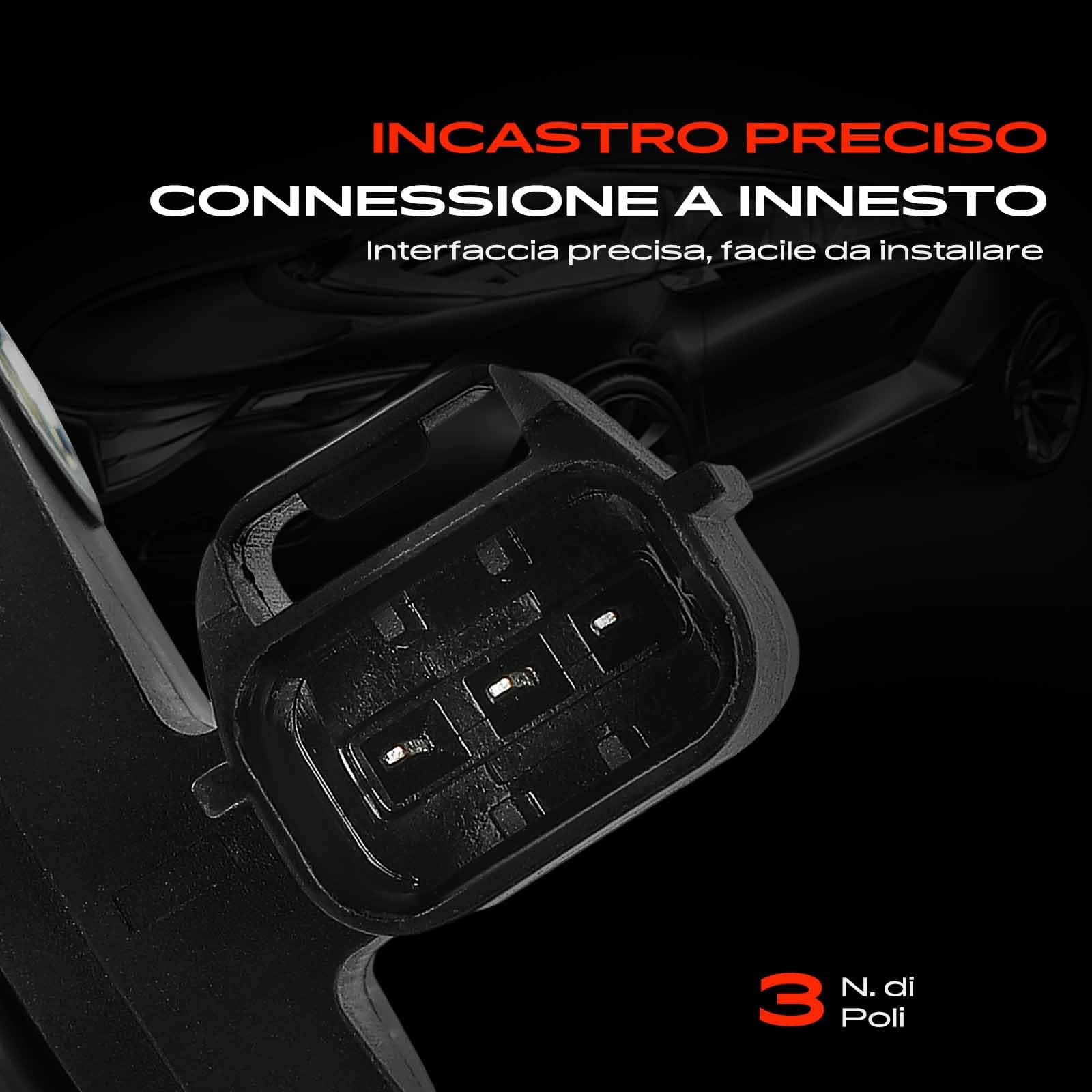 Frankberg Sensore Posizione Albero a Camme 3-Poli Compatibile con Fortwo Cabrio 451 Fortwo Coupé 451 Replace# PC1071,2352115