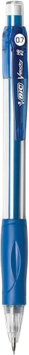 Miniatura 2 de BIC Velocity - Lápices mecánicos, con barril colorido, punta media (0.028 in), paquete de 12 lápices mecánicos con borradores