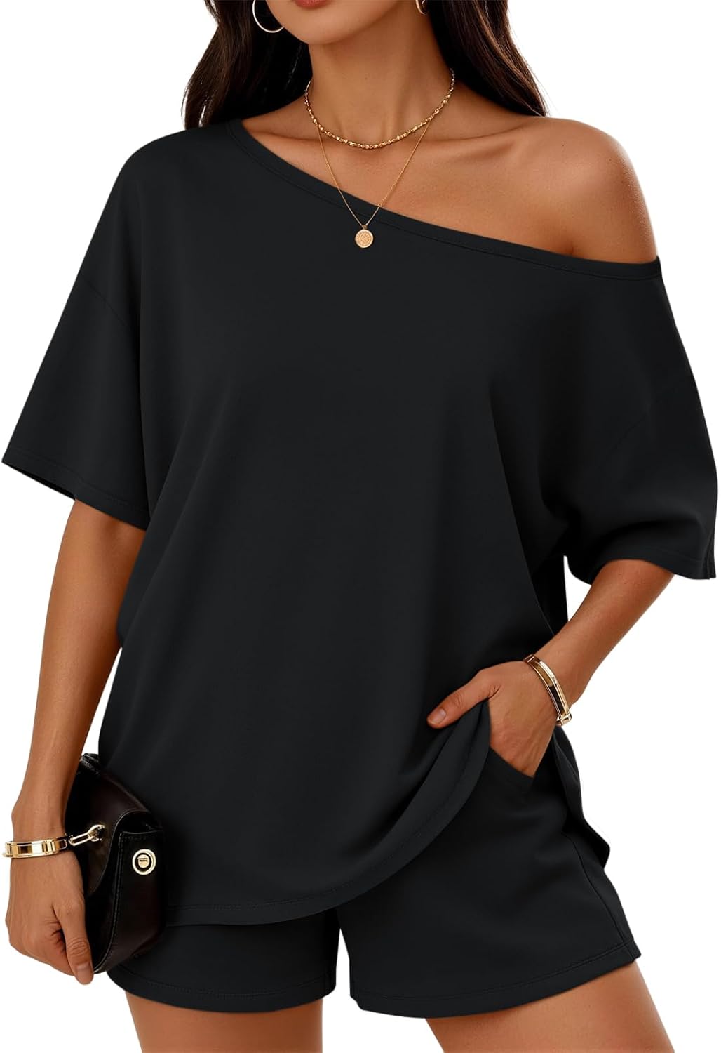 Trendy Queen Womens 2 Piece Summer Shorts Set Lounge Matching Two Piece Spring Beach Vacation Outfits 2026 Sweatsuits