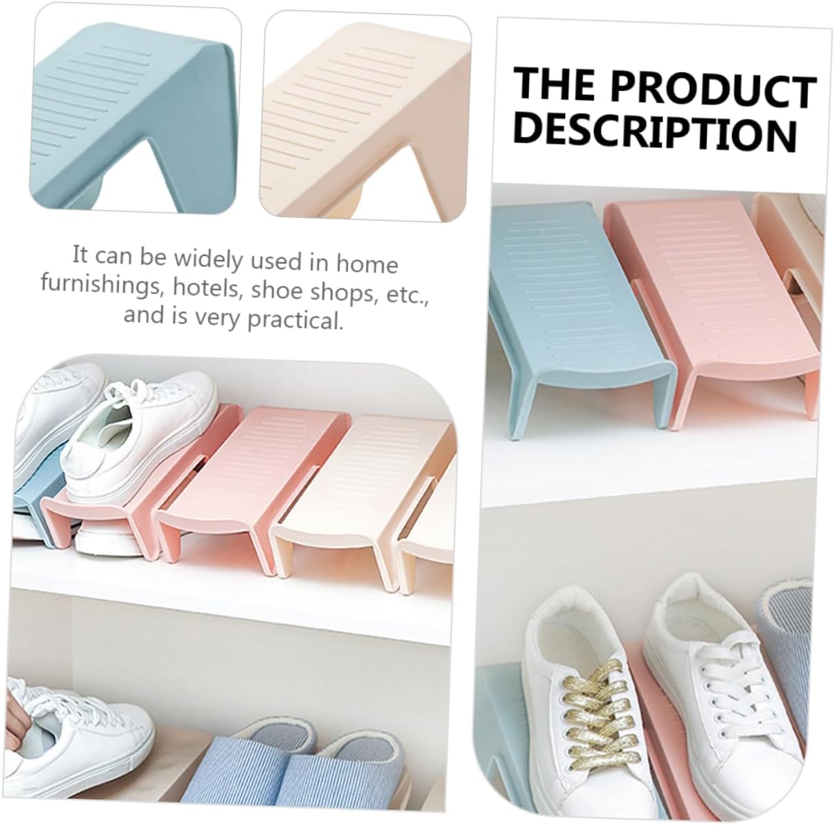 4pcs Bathroom Storage Organizer Over Door Shoe Organizer Shoes Shelf Material Organize