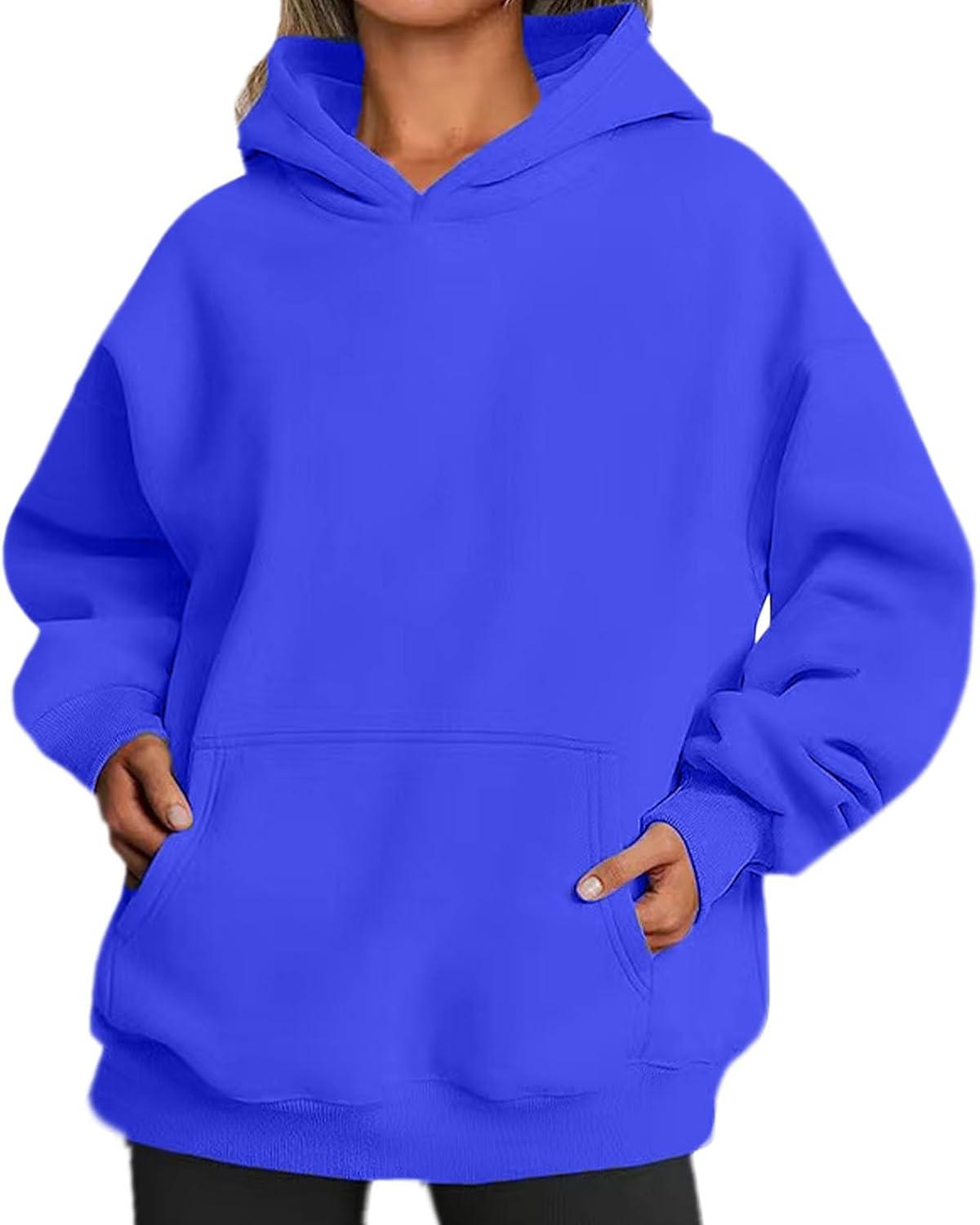 Womens Sweatshirts Trendy Oversized Hoodies Fleece Fall Fashion 2025 Pullover Sweaters Winter Clothes with Pocket