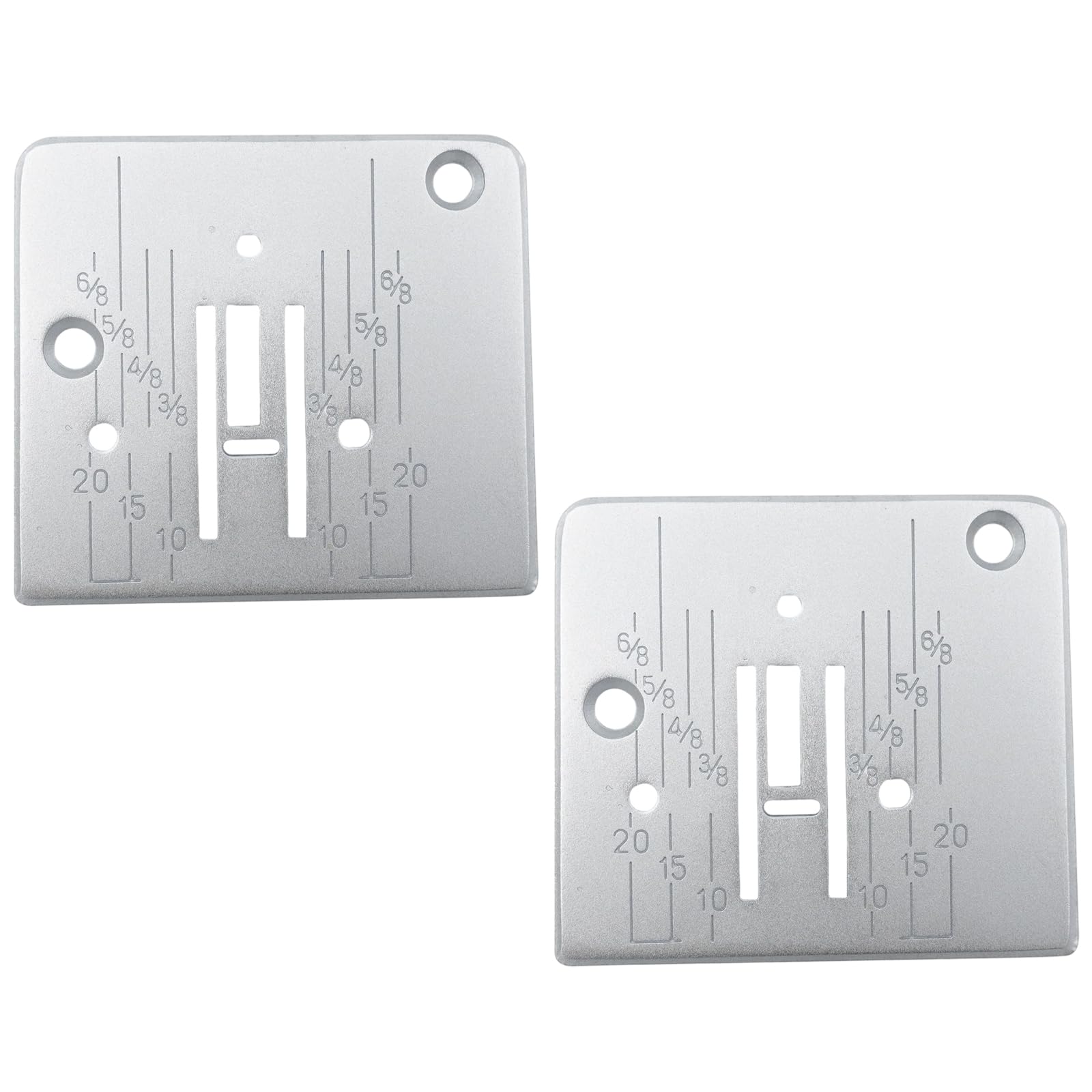 Kalttoy Universals Iron Needle Plate Set for Domestic Sewers Sturdy Construction Edges Easy Installation Sewing Needle Plate