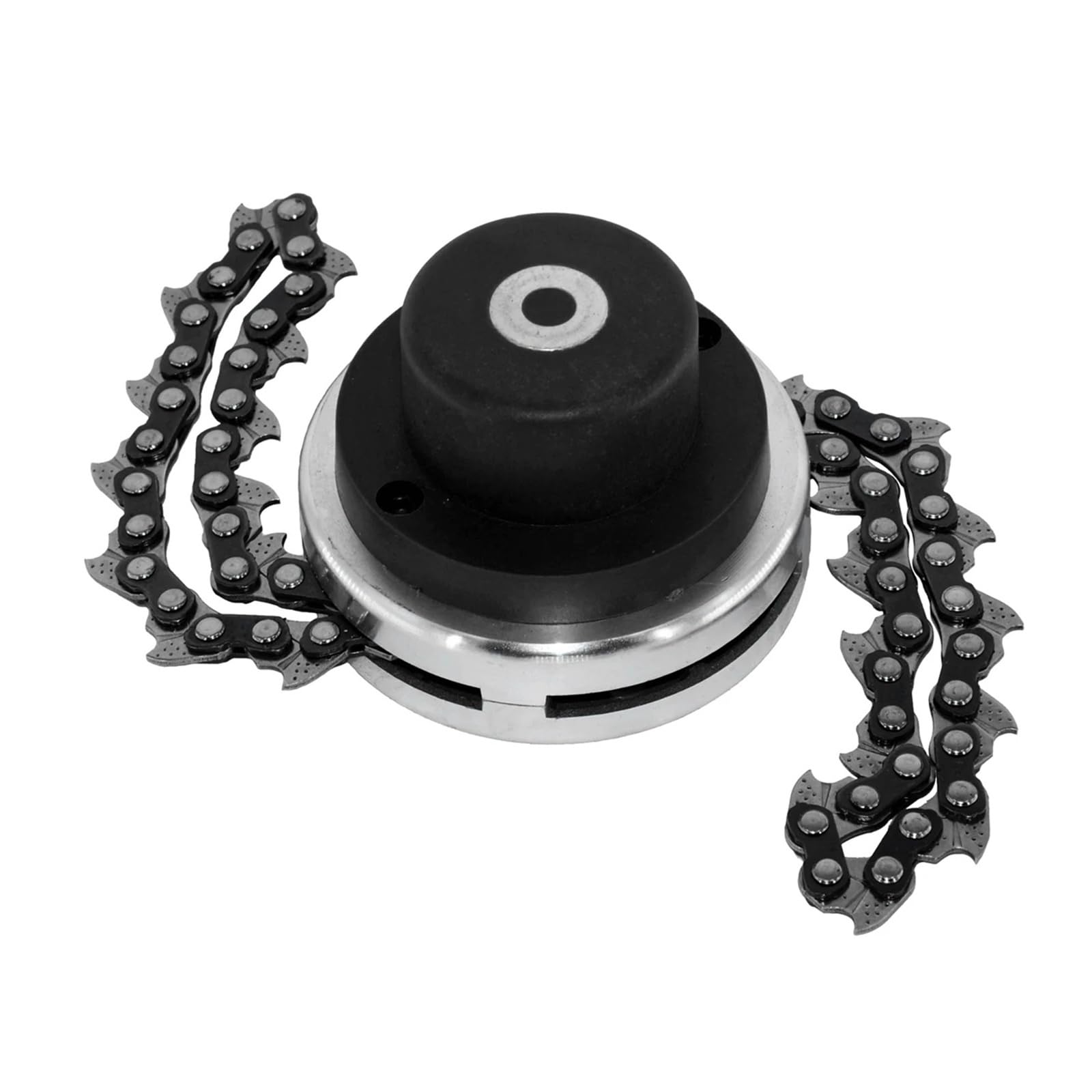 Máquina de podar Cadena Cabeza Universal, cortacésped césped y jardín 65Mn, Accesorios Herramientas for Exterior(Chain)