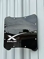 SUPORTE VEICULAR CASE PARA STARLINK MINI GERAÇÃO 4 COM 4 IMÃS NEODIMIO EMBORRACHADO (PRETO) (PRETA)