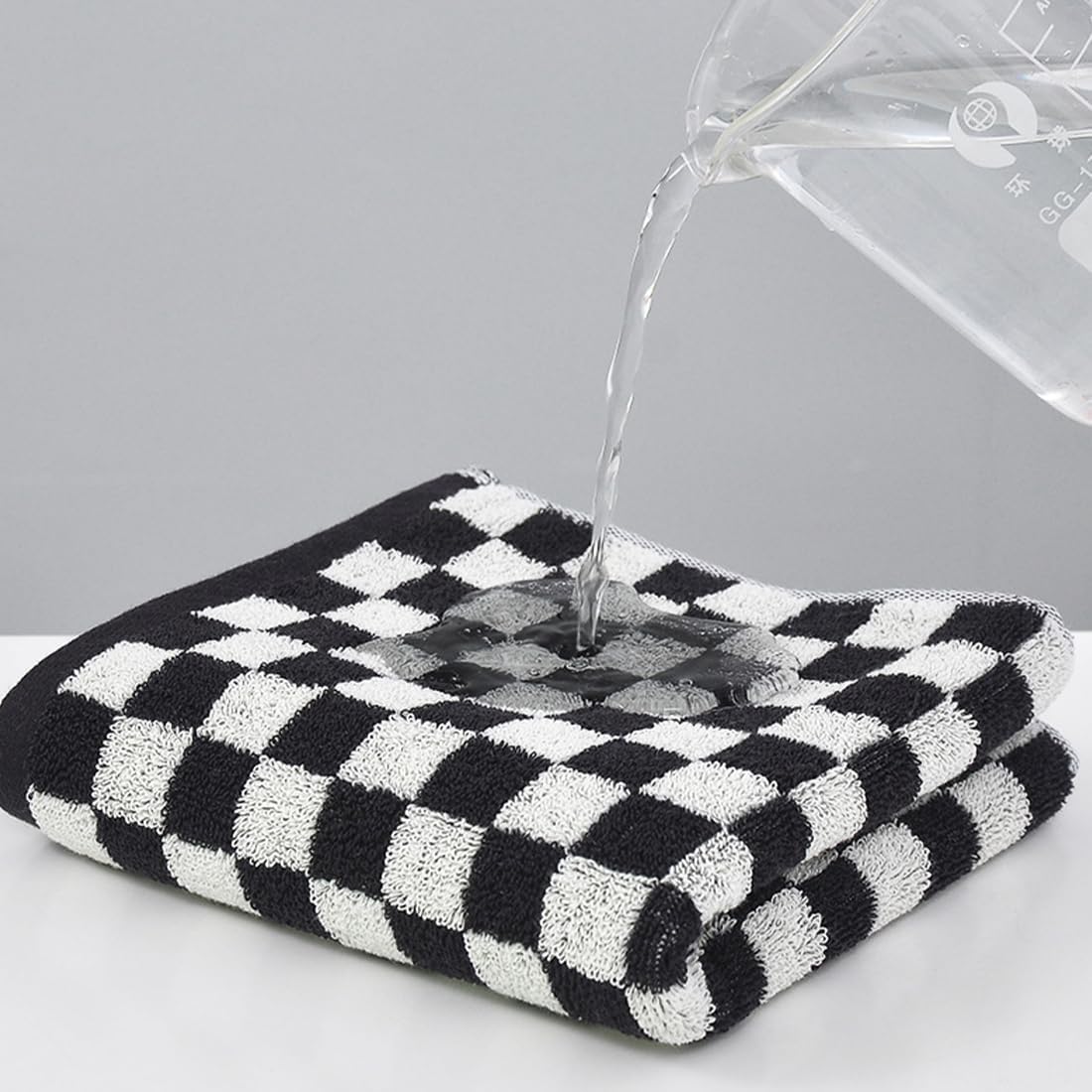 ハンドタオル 14インチ x 30インチ 5枚セット ミックスカラー ウォッシュクロス フェイスタオル 浴室 スパ バス ジム キッ