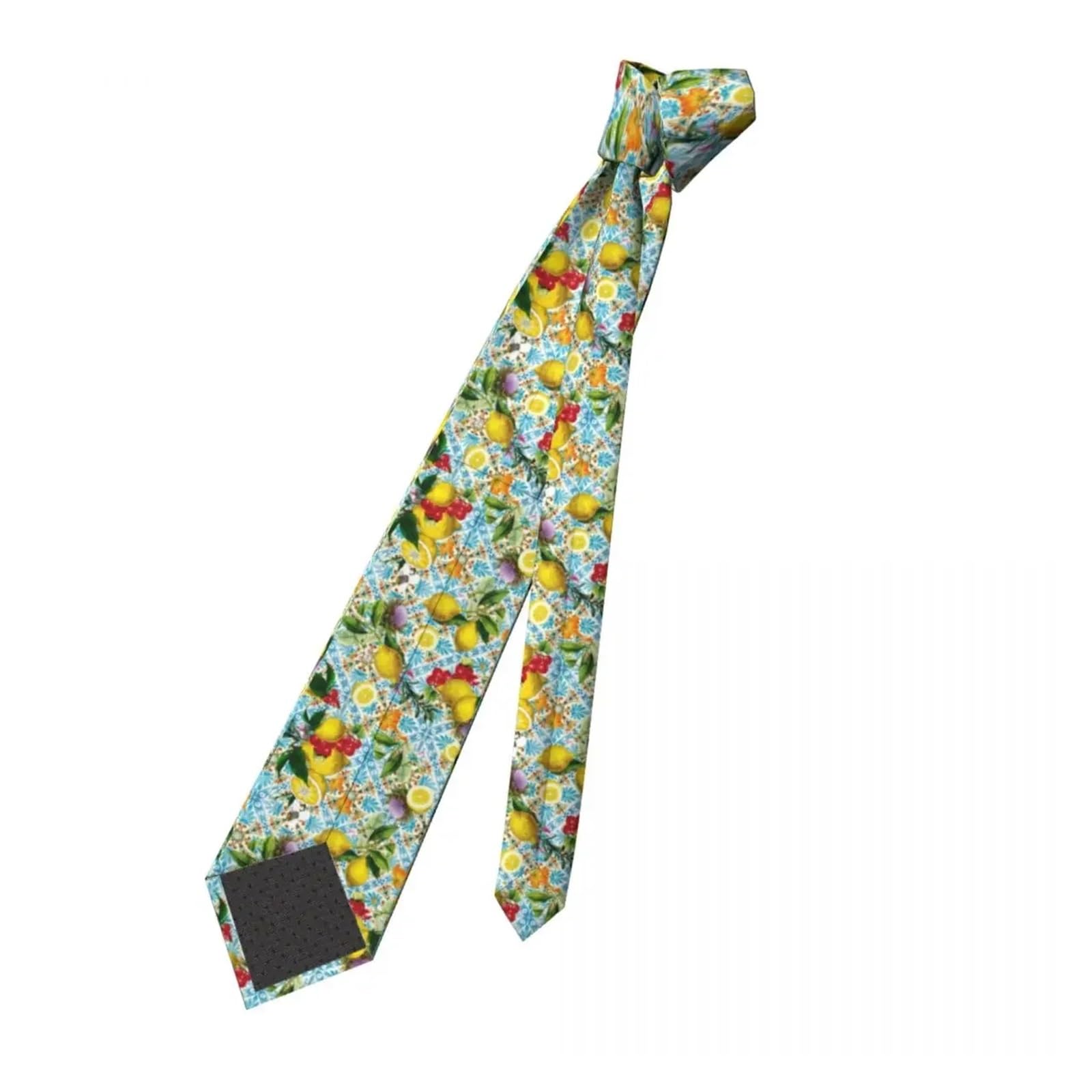 Corbatas Para Hombre Corbata romántica de azulejos for hombre, corbata seda con pintura for negocios Boda