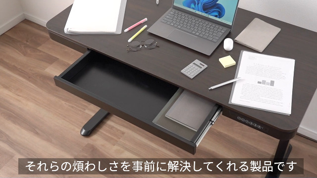 サンワダイレクト (ブラウン)昇降デスク 電動 幅120cm×奥行60cm 高さ調整