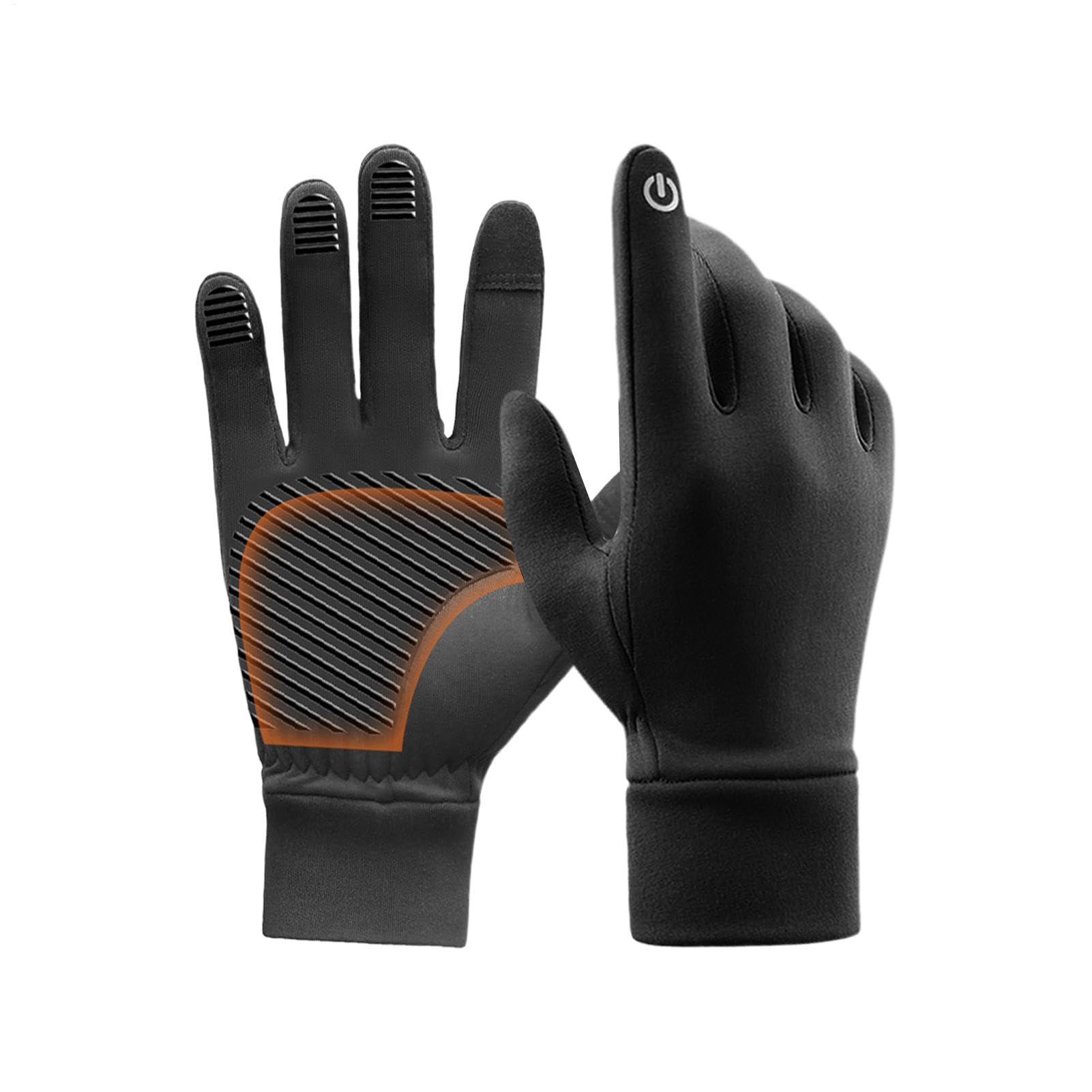 Genérico Guantes De Invierno Mitones Unisex Antideslizantes Running | Guantes Térmicos Para Clima Frío De Invierno, Ciclismo, Pesca, Camping, Running, Esquí, Trabajo, Estudio, Deportes,