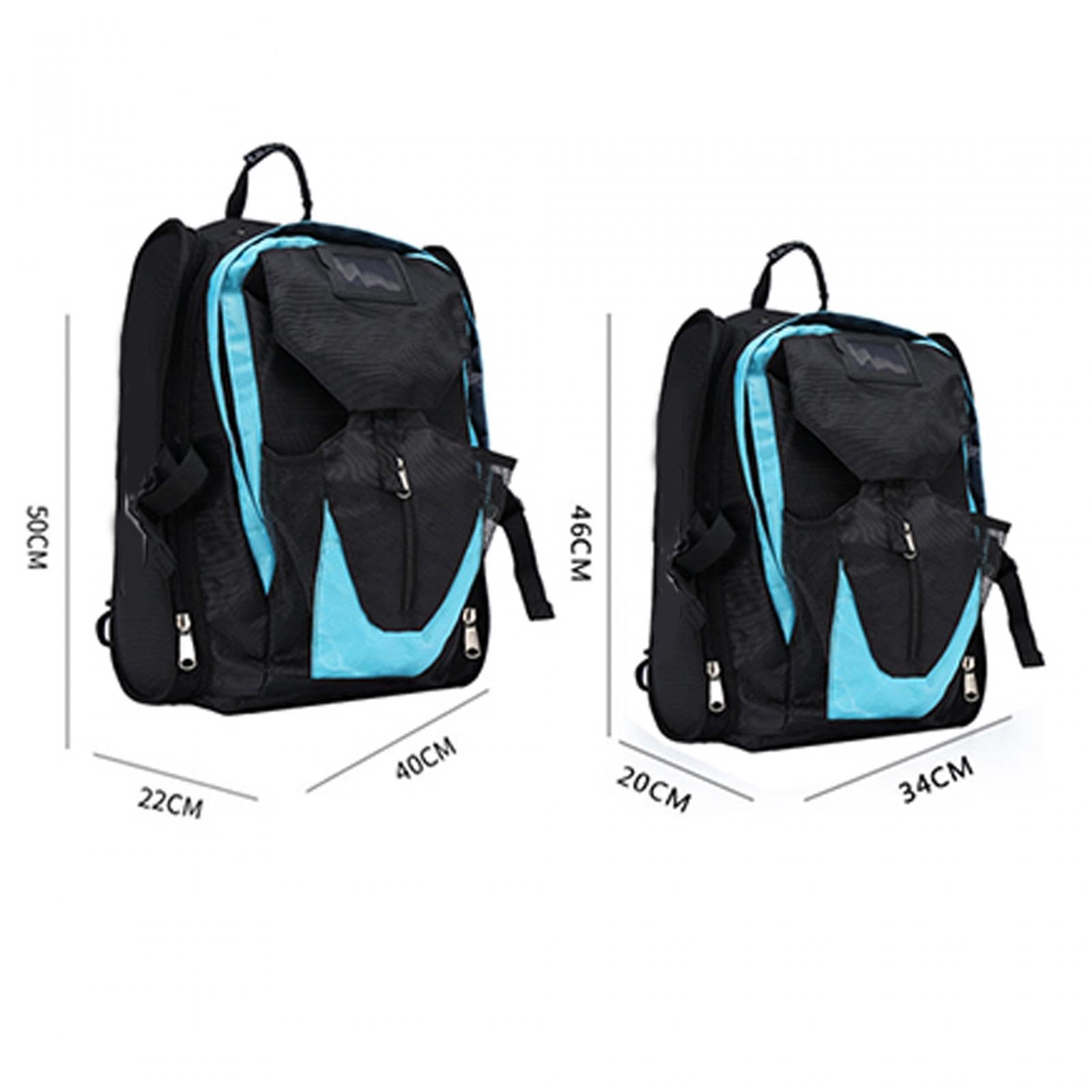 Bolsa de Transporte para Patines en Hielo, Mochila para Patinaje en Línea