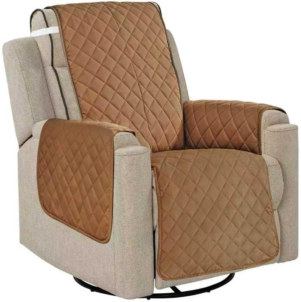 Recliner Cover Compatible with Thomas Payne RV - Recliner Chair Cover, Non-Slip Reclining Couch Covers with Elastic Strap, Washable, Furniture Protector for Dogs and Pets