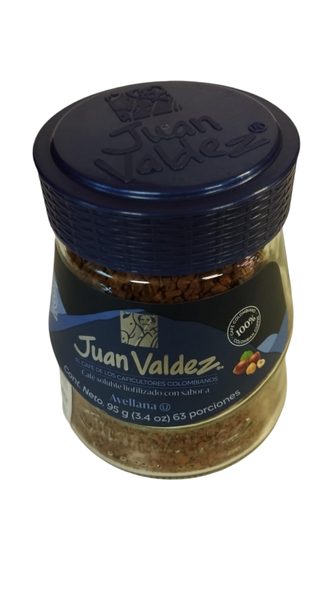 CAFE JUAN VALDEZ - CAFE COLOMBIANO - CON SABOR A AVELLANA - 95 G