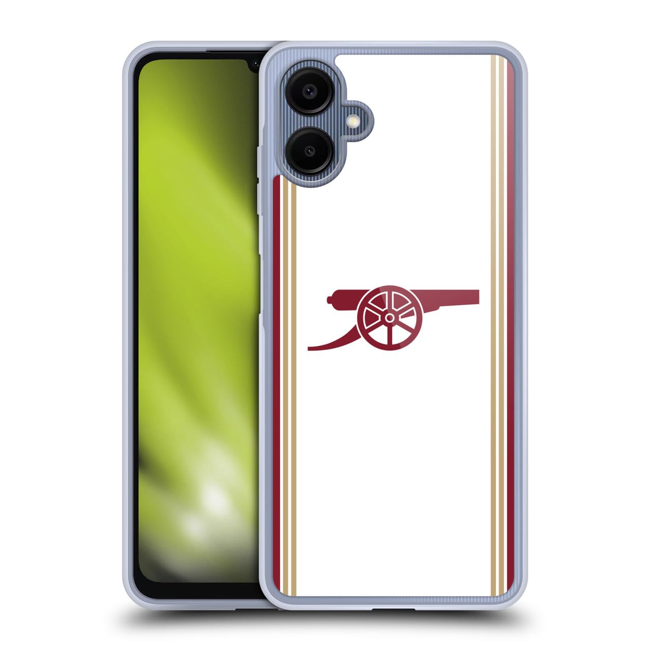 Head Case Designs Officially Licensed Arsenal FC Third 2025/26 Kit Gel Case [Military Grade Protection] Compatible With Samsung Galaxy A06 4G / 5G