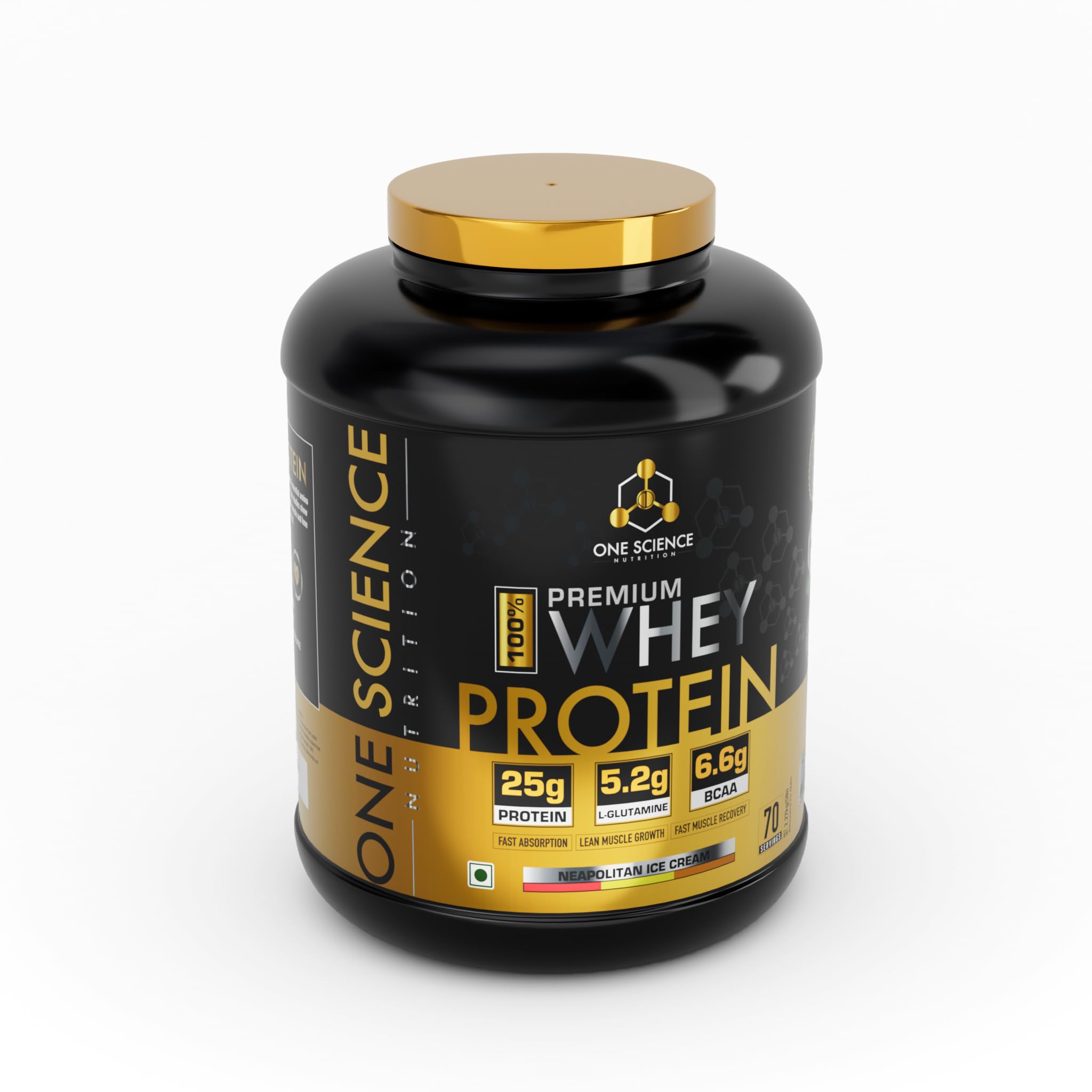 One Science Nutrition Whey Protein Powder | 25g Protein/Scoop | Muscle Gain, Power & Workout Recovery | Ice Coffee Flavour, 2.27 kg — Amazon image 21