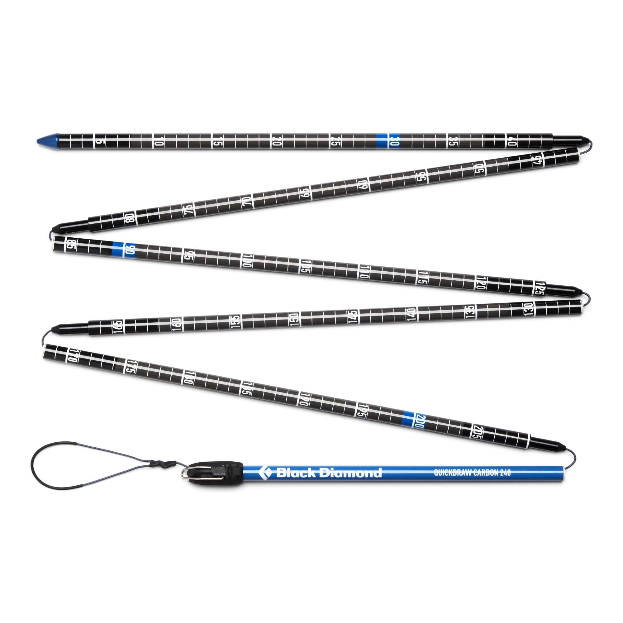 Black Diamond Quickdraw Carbon Probe 240 cm - Lawinensonde 227 Gramm