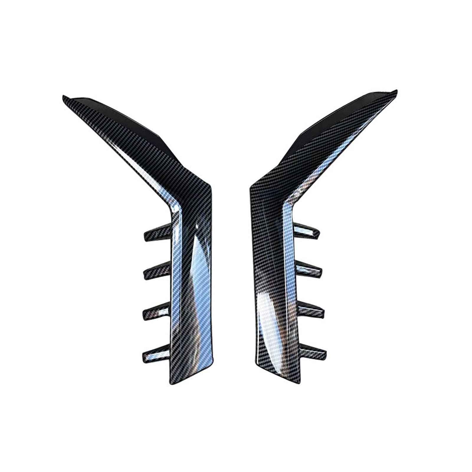 Diffuseur ABS motif carbone améliorant le style aérodynamique de la Golf 8