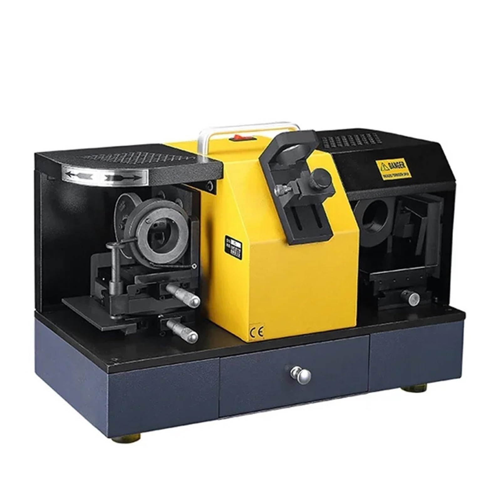 Ostrzałka do Wierteł, Elektronarzędzia Ostrzarka do frezów Półautomatyczne szlifowanie Głowica okrągła Frez sferyczny Ponowne ostrzenie MR-X8(2pc right SDC wheel)