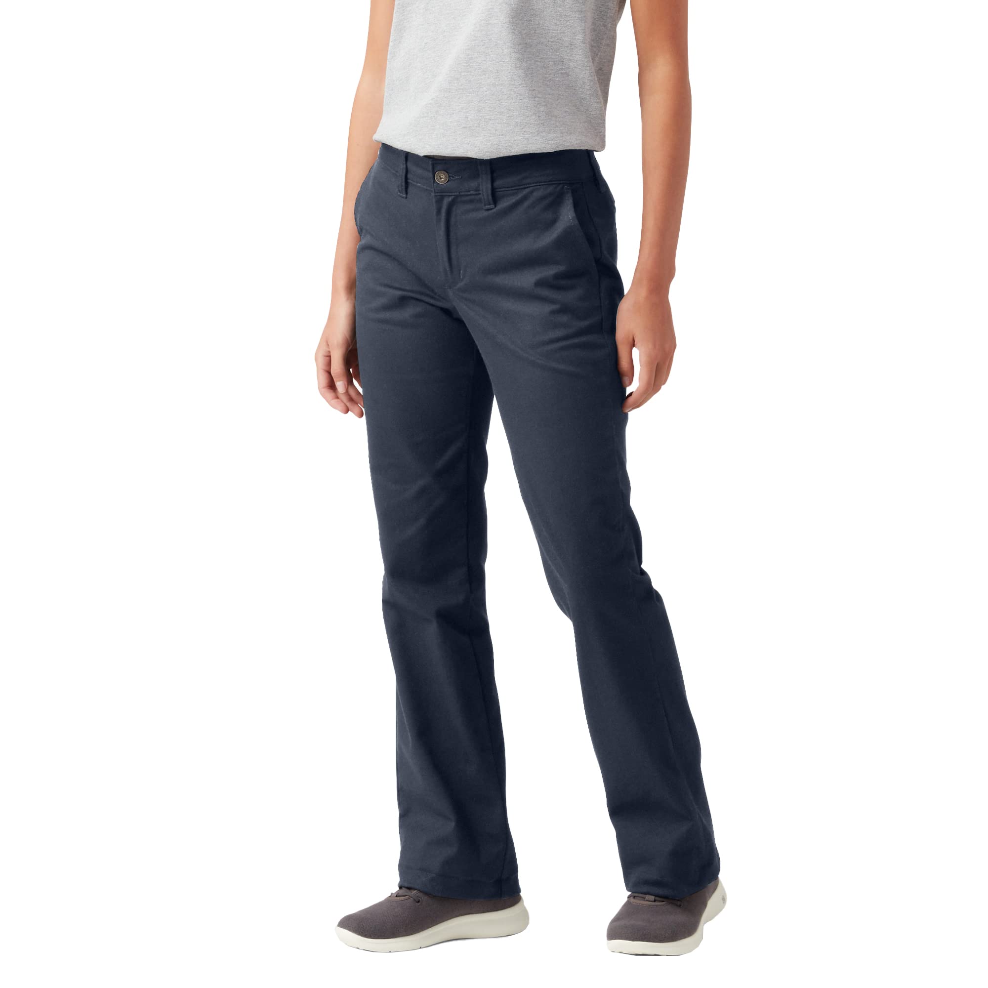 Dickies Womens Womens Slim Bootcut Twill Pants