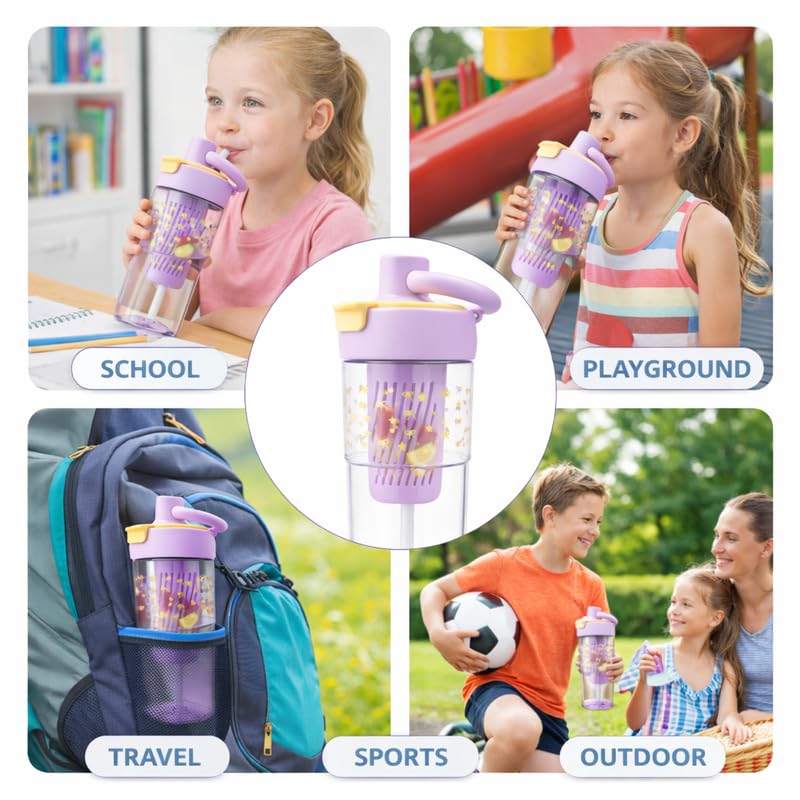 Image of Raawan 750ml Kids Water Bottle with Detachable Food Infuser | BPA-Free, Food Grade & Leakproof | Freezer & Fridge Safe | Durable & Stylish School Bottle
