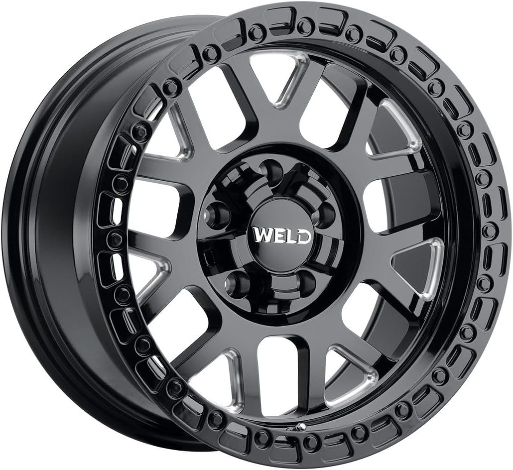 WELD RACING - Off-Road W105 17X9.0 Cinch 6X135 6X139.7 ET00 BS5.00 Gloss Black MIL 106.1 (W10579098500)