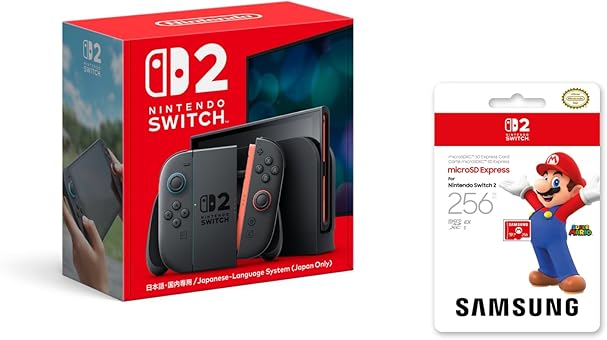 Nintendo Switch 2(日本語・国内専用)+【任天堂ライセンス商品】Samsung microSD Express Card 256GB for Nintendo Switch 2