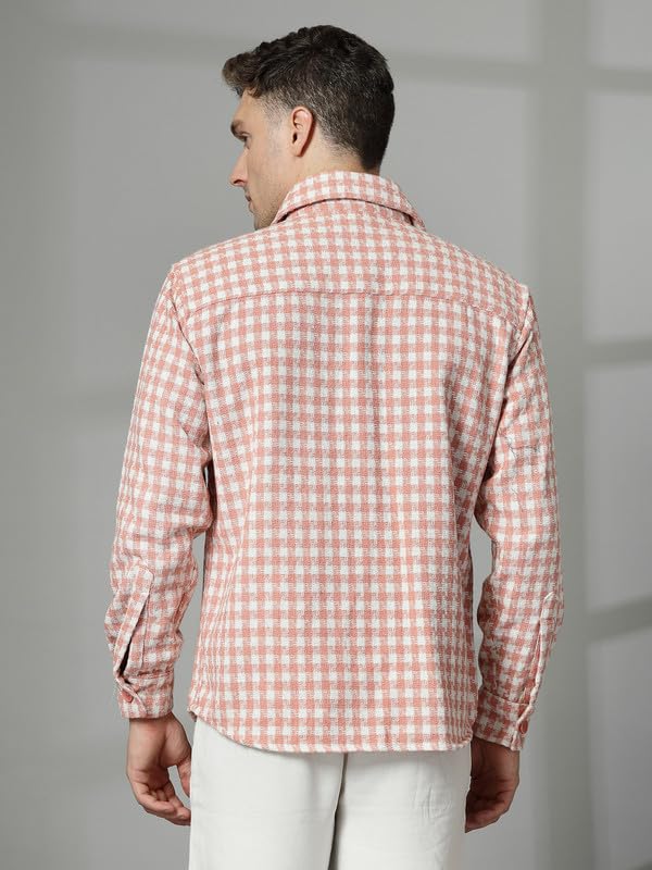 Image of CHKOKKO Men's Polyester Regular Jacket