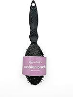 Amazon Basics Cushion Detangler Brush - Gentle Tangle-Free for Wet/Dry Hair, All Types, Men Women Kids