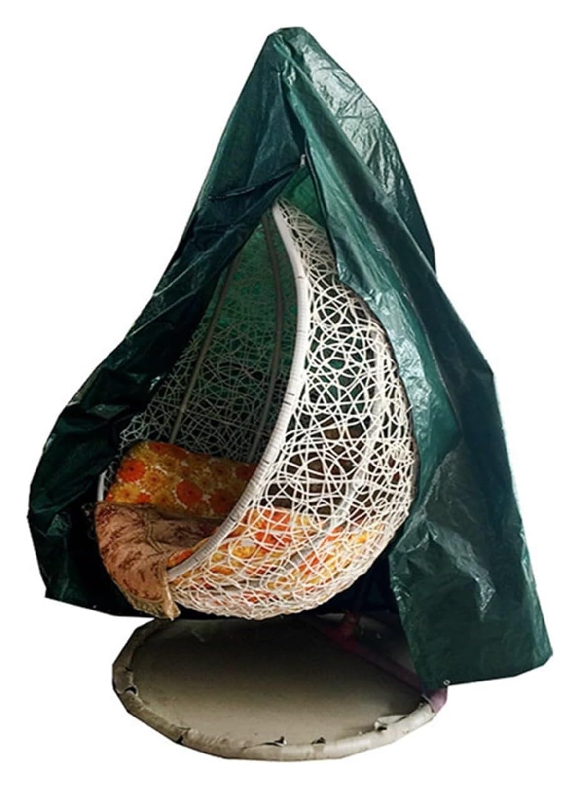 Fagoritime Green Polyester Egg Chair Cover