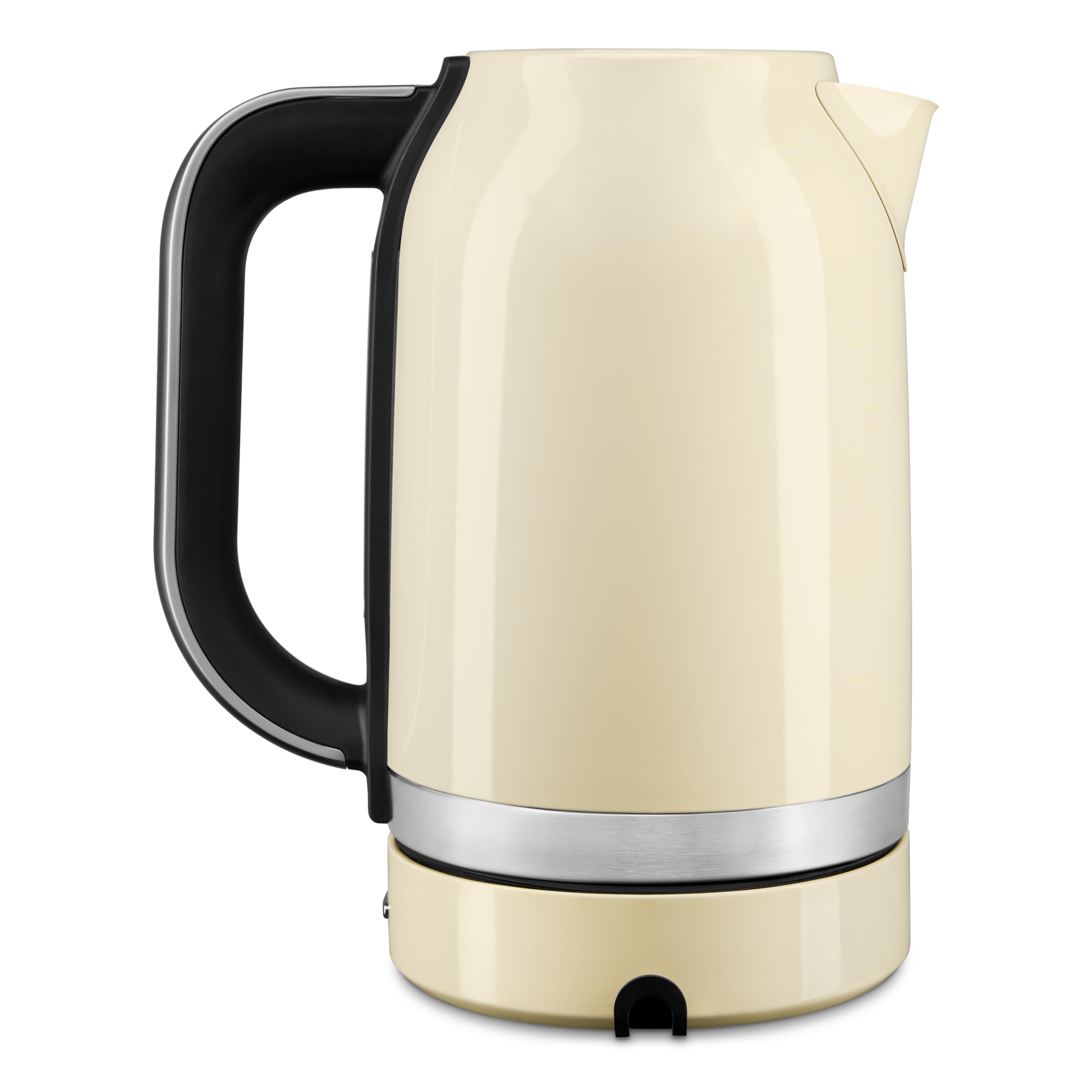 KitchenAid Hervidor de Agua Eléctrico con Control de Temperatura | Calentador Eléctrico de 1,7L | Jarra con Filtro Antical Extraíble | 2400W | Acero Inoxydable (Almendra)