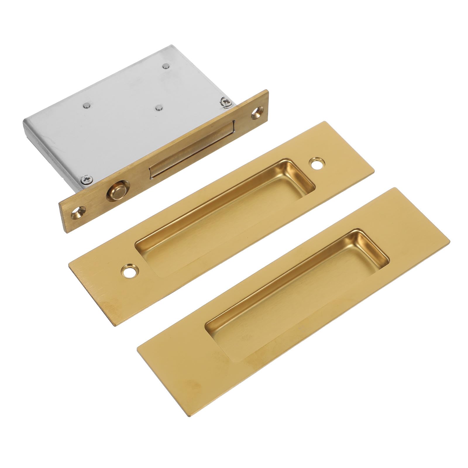 Tiradores empotrados de acero inoxidable dorado SEWACC para decoración exclusiva