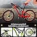 Alloy Finger Bike Downhill Toy Mini Racing Dirt MTB Bike Ornament DH Bicycle Vehicles Model Dirt Bike Cake Topper Decoration Mini Scooter Toy Finger for Boy (Orange)