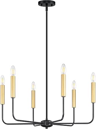 Dolaimy House 6 Light Candle Chandelier Lighting Fixture Modern ...