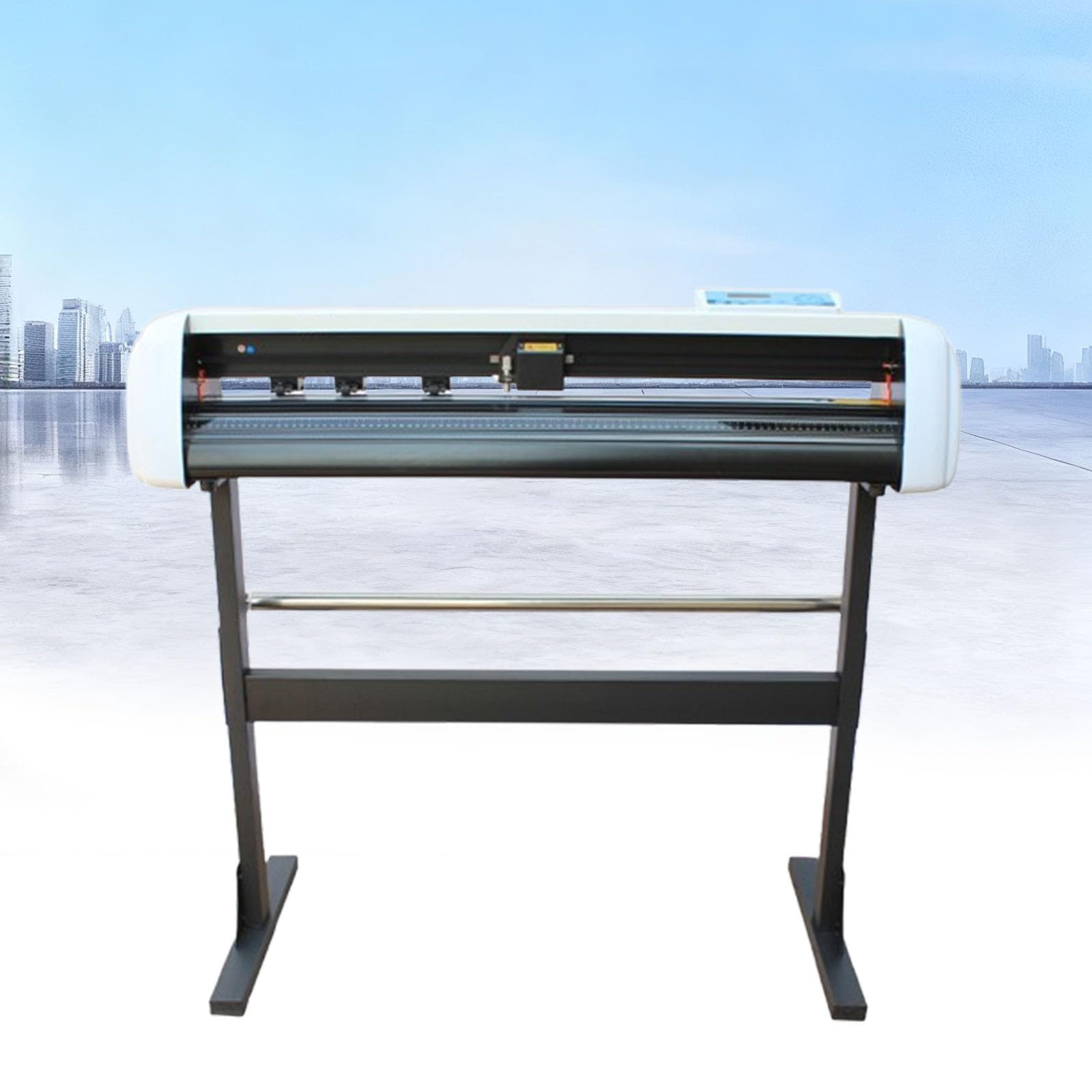Macchina per taglierina per vinile, 80 cm, velocità di taglio 0-800 mm/s, precisione 0,05 mm, controlli digitali, stampante plotter per adesivi per artigianato e creazione di cartelli