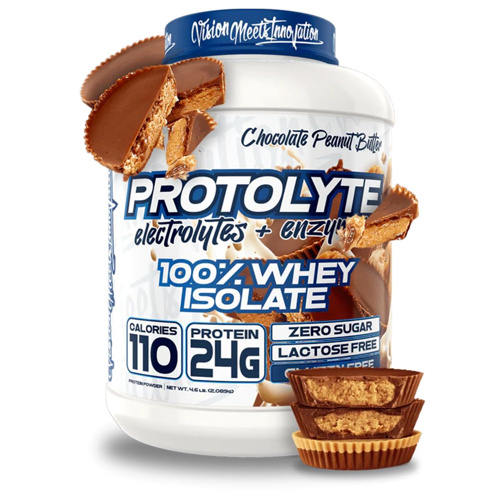 VMI Sports ProtoLyte Whey Isolate Protein Powder, Chocolate Peanut Butter, 4.6 lbs
