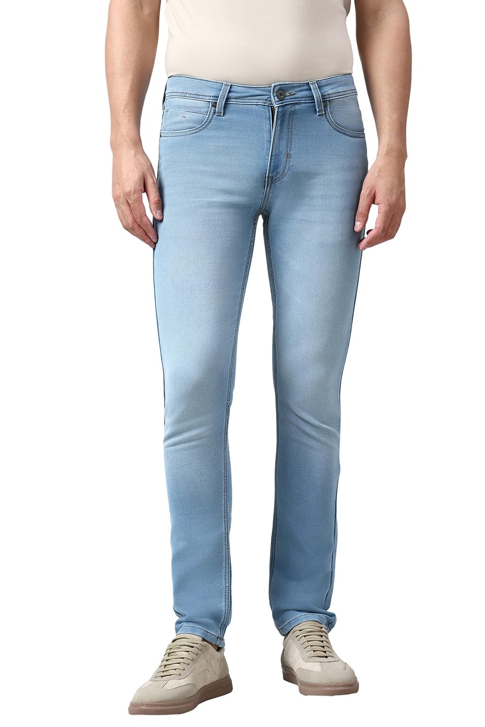 peter england Men's Slim Tapered Jeans | Denim | Premium | Modern Fit-picture-21