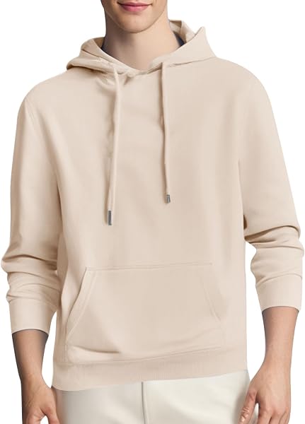 Hoodie Men's Oversize Sweatshirt Casual Pullover Hoodie with Hood Men Plain Hoodie Spring and Autumn Top Long Sleeve Regular Fit Hooded Y2k Jumper - 2