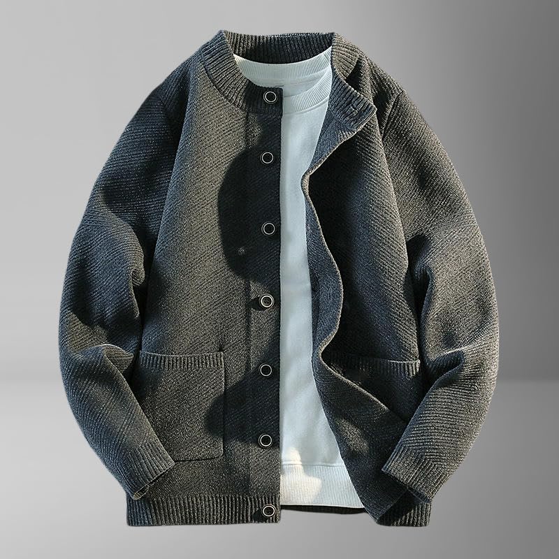 Pull en tricot chaud automne avec des finitions soignées