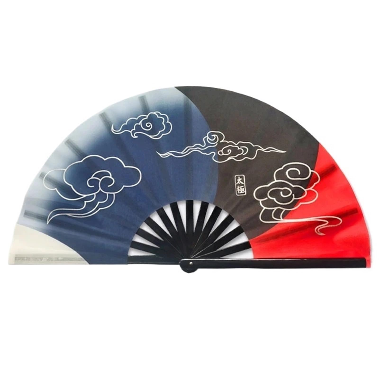MDSIOKHJ Tai Chi Fan Elderly Morning Exercise Tai Chi Fan Kung Fu Taiji Single Double Sided Martial Arts Sport Fitness for Fitness(Color 3)