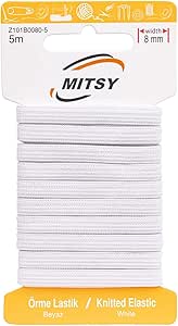 Reißfeste Gummibänder Zum Nähen - 15 Meter Set In Verschiedenen Breiten