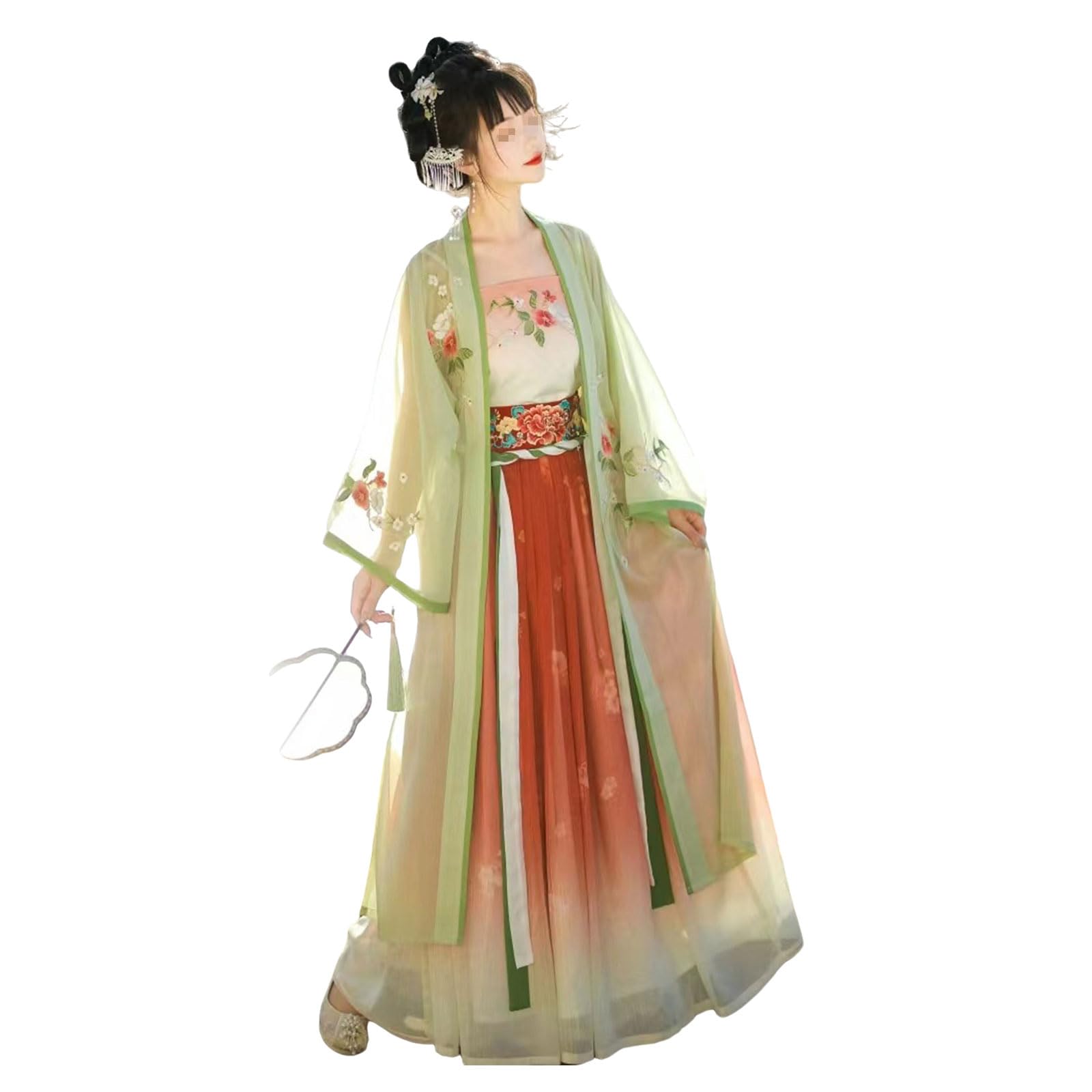 Chińska Sukienka Hanfu Dla Kobiet, Strój Na Występy Na Scenie Strój Cosplay,XL=168~175cm