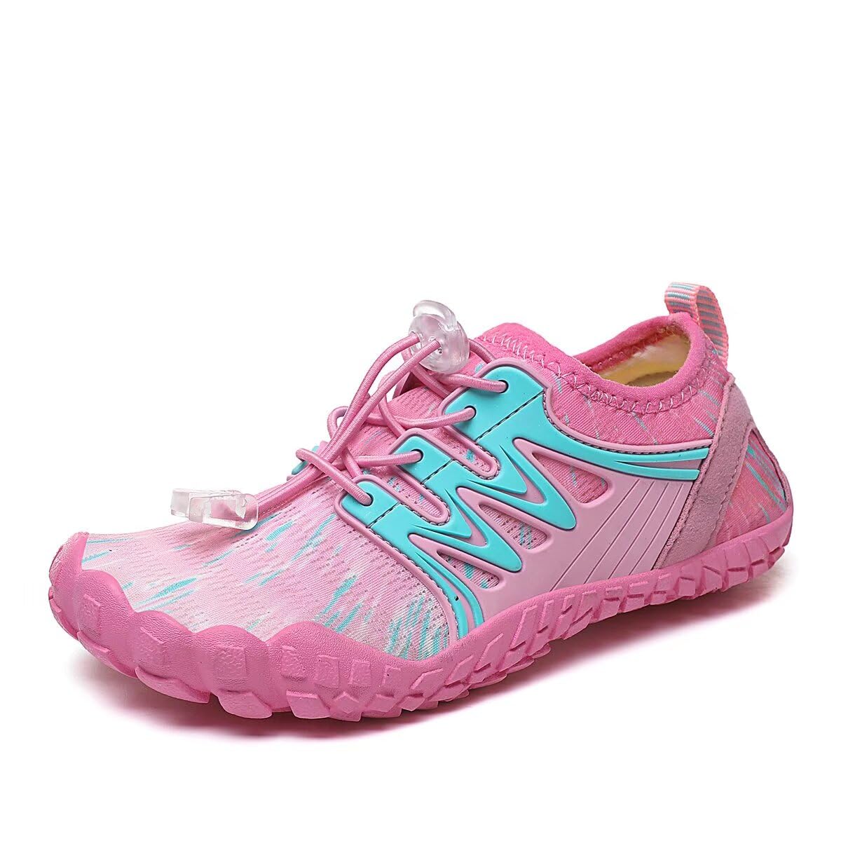 Children Boys Girls Fashion Non Slip Soft Barefoot Shoes for Aqua Water Sport Driving Jogging Swimming Diving Trekking Vacation Pink 2 Big Kid