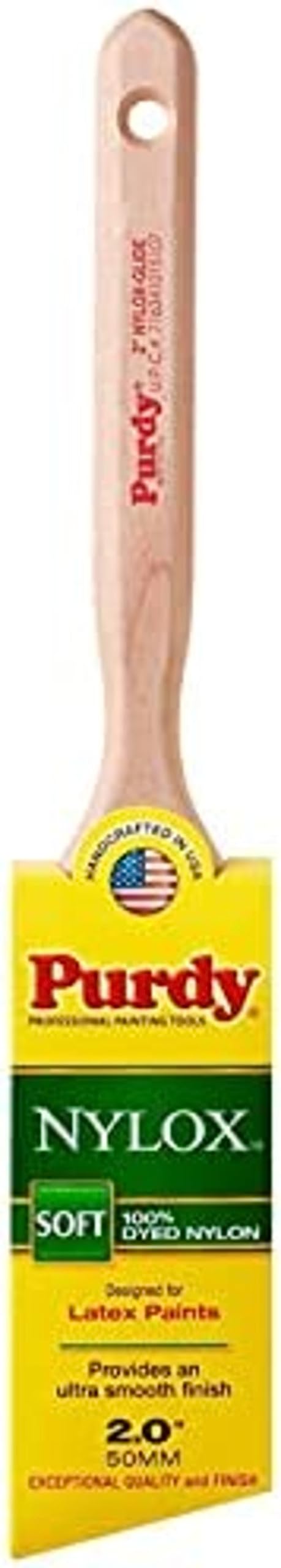 Purdy 144152220 Nylox Series Glide Angular Trim Paint Brush, One Size