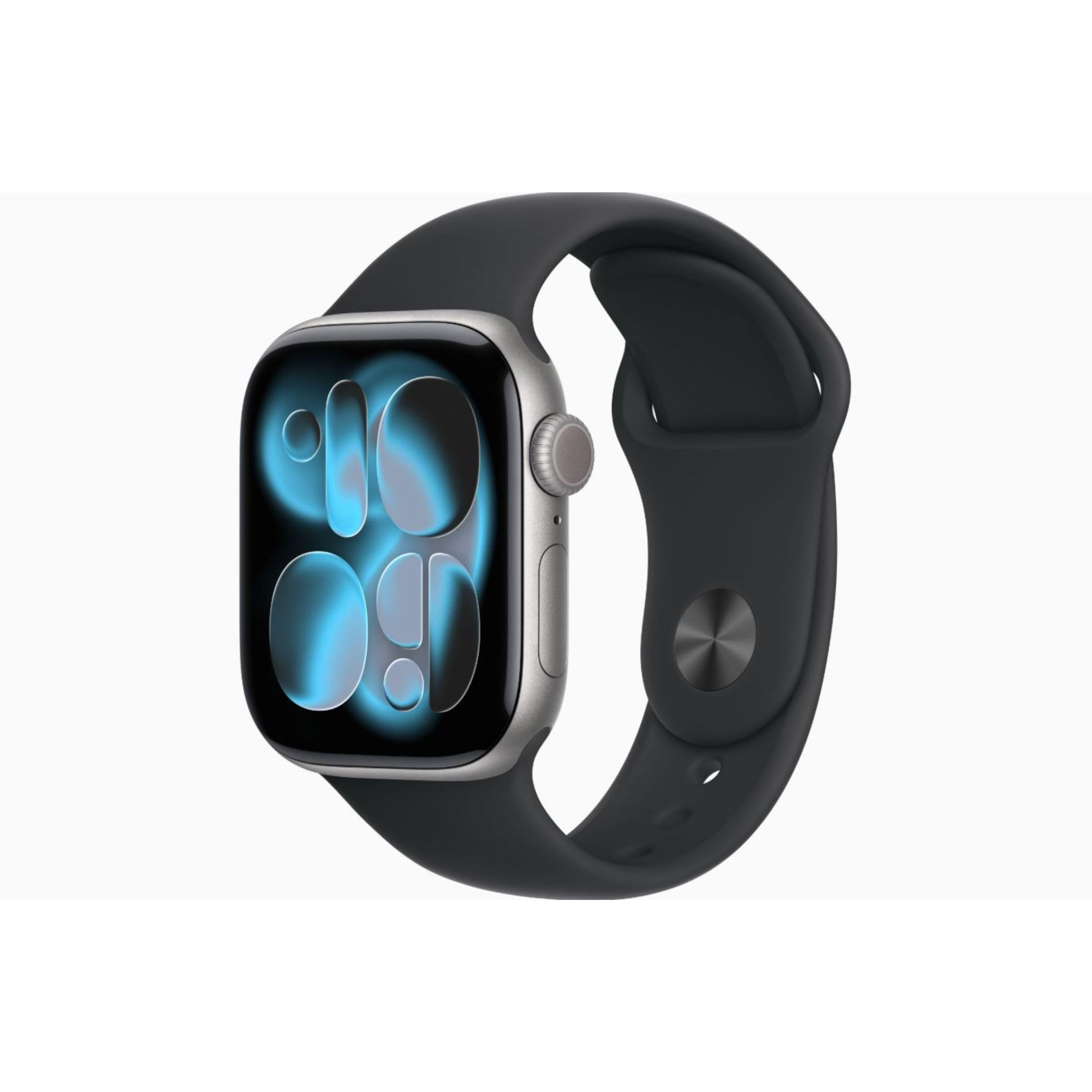 Apple Watch Series 11 [GPS, 42mm] Space Gray Aluminum Case with Black Sport Band, S/M (Renewed)